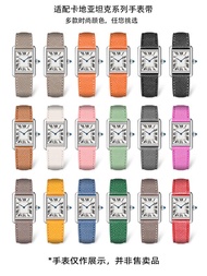 Cowhide Strap Suitable For Cartier Tank Watch Strap Genuine Leather Calibo Tank London Solo Watch St