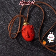 TOPABC Behelit Griffith Egg of King Necklace, Round Resin 1997 Anime Cosplay Props, Metal Cosplay Co