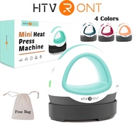 HTVRONT 220V Mini Heat Press Machine Small Heat Press Meter for T Shirts Portable Heat Press Travel 