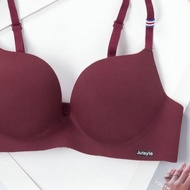 InStyle Push Up Sports Bra for Zumba Jogging Yoga - Maroon, L (36/80AB)