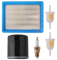 Podoy Club Car Tune Up Kit with Air Oil Fuel Filter Spark Plug for compatible with 1992-2004 Golf Ca