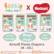 [Fabbie Baby Mart] Huggies AirSoft Unisex Pants Diaper Super Jumbo Pack - M/L/XL/XXL (Huggies Ultra 