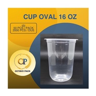 16 Oz Oval Cup 16 Oz U Cup Plastic Cup Plastic Cup/ PP U Cup/