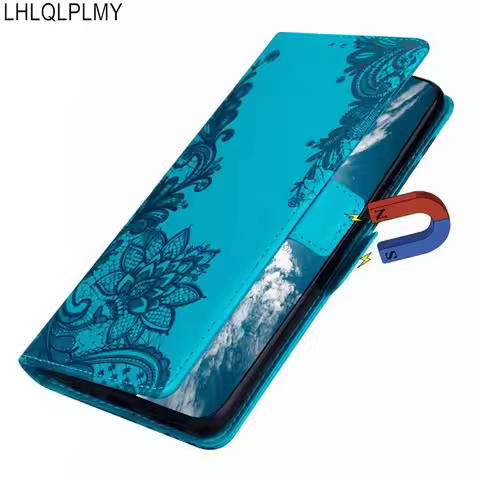 Fashion Lace Wallet Flip Leather Case For Realme 8 7 6 9 Pro Plus C21Y C25Y C21 C11 GT 5G Neo 3T 2 3