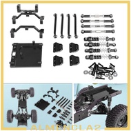 [Almencla2] 1/12 RC Upgrades Kit Servo Mount Spare Part Aluminum Alloy Shock Absorber Tie Rod Mount 