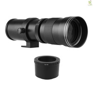 Camera lens Camera MF Super Telephoto Zoom Lens F/8.3-16 420-800mm T2 Mount with FX-mount Adapter Ri