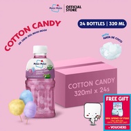 Mogu Mogu (Cotton Candy  Flavor) Nata de Coco Juice Drink 320ml . 24 bottles