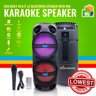 Wise Goods KARAOKE Speaker HTM-8283 8.5*2 Inch Portable  Bluetooth Speaker with MIC with Remote and 