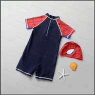 HK2 2025 New Spider-Man Summer Cartoon Children Swimsuit Quick dry Boys One Piece Swimsuit Hor sale 