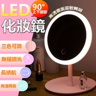 LED Mirror Dressing Table Three-Stage Strip Light Filling Princess [Yellow Duckling Life Department 