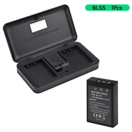 CITYORK PS-BLS5 BLS-50 BLS-5 BLS5 BLS50 แบตเตอรี่ + จอแอลซีดีชาร์จคู่สำหรับ Olympus PEN E-PL2 E-PL5 