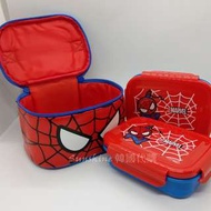 預購 韓國正品 MARVEL 蜘蛛人Spider Man 不鏽鋼 雙層樂扣隔熱便當盒 便當盒