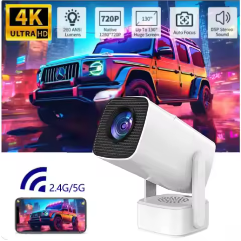 P30 PRO Smart Mini Projector Android 11 WiFi6 Support 4K 1080P BT5.0 Projector 1280*720P Home Cinema