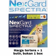 Nexgard SPECTRA Flea And demodex + Worm Medicine For Dogs 7.5-15 kg