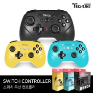 Techline Nintendo Switch Wireless Controller Pro-Con Gamepad (Black)