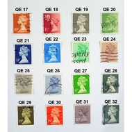 [ England Stamp ] 1985 Old Great Britain Queen Elizabeth II Head 英女王邮票 UK England Stamps Setem