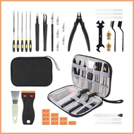 3D Printer Tools 34-pieces Maintenance Cleaner Set 3D Printer Maintenance Kit for Home Repairs Works