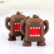 <LDO> LED Mini Domo kun Action Figure Flashlight Keychain Toys With Sound for Kids Nice