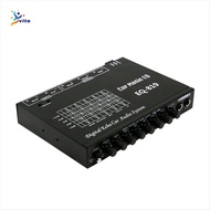 EQ-819 Multifunctional Car Equalizer Multifunctional Car Audio EQ Tuning Crossover Amplifier Paramet