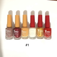 YOKO 6pcsset nail polish 69.9ml a set