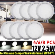 6/8/10/12x Interior Lighting Boat Camping Trailer Lights LED Spot Light Van Camper Caravan Lights Mo