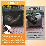 PAMASE Outdoor Dining Cart Cover - 54"L*23"W*35"H Grill Covers for Keter Unity XL Portable Cabinet B