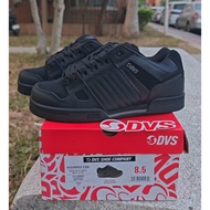 Skate Shoes of DVS Celsius Full Black  Nubuck Mens Hip Hop Couple Street Skateboarding Shoes Sneaker