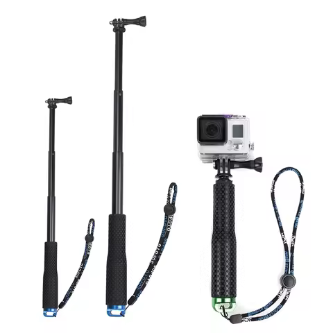 Extendable Selfie Stick for Gopro Portable Vlog Selife Stick Stand for Gopro 13/12/11/10/9 DJI Actio