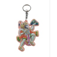 3D Design Hanuman Ji Orange Color Key Chain