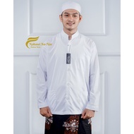 PUTIH PRIA Koko Shirt For Men, Original Ammu, Adult, Long Sleeve, Exclusive, Exclusive, Side Pocket - White