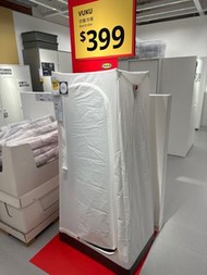 Ikea VUKU衣櫃收納白色