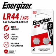 Energizer LR44 / A76 1.5V Alkaline Button Cell Battery | AG13 L1154 357A | Calculator, Toy, Watch, T