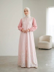 New Dress Gamis Rayon Sultan Premium Terbaru Kekinian || Realpict Produk Dress Rayon Twill Terbaru M