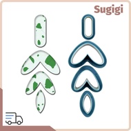SUGIGMY 142pcs Clay Earring Cutters, Different Shape Plastic Polymer Clay Cutters Set, Versatile Sta