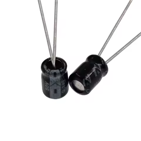 50pcs 0.1uF 50V 0.1MFD 50Volt 4*7mm 100nF Aluminum Electrolytic Capacitor Radial 0.1mf50v 0.1uf50v 5