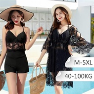 SUHA 3 in 1 swimsuit Fashion korean summer terno 3 in 1 swimwear beach cloth swim suit rush guard fo