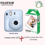 Fujifilm Instax Mini 12 กล้องอินสแตนท์ของแท้ +film 10 sheets x1ของแท้ พร้อมส่ง ประกันศูนย์ไทย