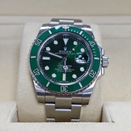 [Box Certificate Complete] Rolex/Rolex Submariner116610Lv Mechanical Men's Watch Green Water Ghost