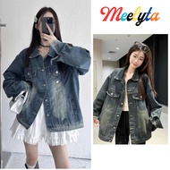 MIAA Demin Women's Loose JeanJacket Women's Denim Jacket Fashion Loose Form Unisex HOTTREND