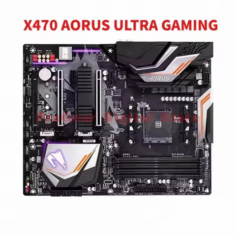 for Gigabyte X470 AORUS ULTRA GAMING AM4 DDR4 ATX Motherboard Supports 1st–5th Gen AMD Ryzen