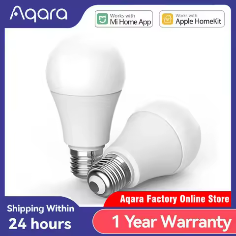 NEW Aqara Smart LED Bulb T1 Zigbee 3.0 E27 2700K-6500K 220-240V APP Remote Lamp Light For Xiaomi sma