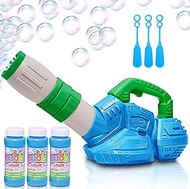 ArtCreativity Bubble Leaf Blower for Toddlers, with 3 Bottles of Bubble Solution and 3 Wands, Fun Bu