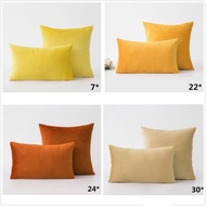 ปลอกหมอนกำมะหยี่สีทึบ 30x50,40 × 40,45x45,50x50,60 × 60,ปลอกหมอนกำมะหยี่สแควร์ / เอว,ปลอกหมอนอิงสำหร