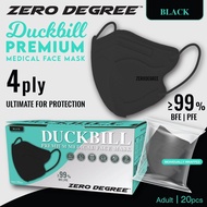 [ready stock] Zero Degrees 6D Duckbill 2.0 Flexible Slim Fit 20pc/box/ Individual Pack Protection Mask Face Mask Medical Face Mask/ Zero Degree 6D Hijab No Individual Pack Headloop Duckbill Face Mask