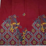 Kain Batik Merah Maroon Batik Murah Pekalongan Marun
