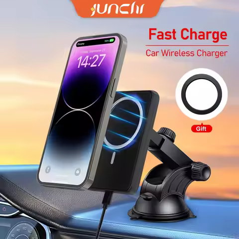 iPhone Wireless Charger Holder for iphone Charger Car Wireless Charging Cradle with Suction Cup Hold