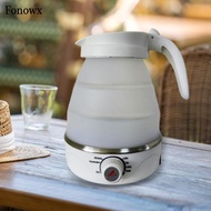 Fonowx Travel Foldable Electric Kettle Tea Pot Hotels Lightweight Compact Water Warmer Tea Kettle Ho