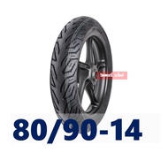 ยางนอก HUT (ยางหน้า - หลัง) Tubeless CLICK 125 ล้อแม๊กซ์ ยางหน้า 80/90-14 หลัง 90/90-14 กดเลือกได้เ