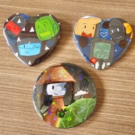 HFJONE & The Nightly Manor Heart Pin Badge by rosse_arts