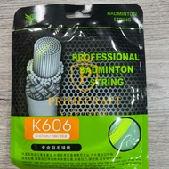 K606 Badminton String 0.67mm | Tali Raket 28lbs | High Repulsion & Durable